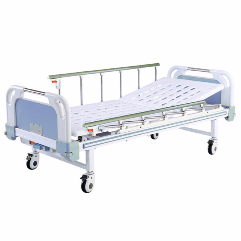 39-132 Hospital Bed-Semi Fowler with Hand Crank (Wooden Base)